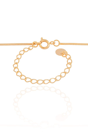 Gargantilha Rabo de Rato 1 mm Banhado a Ouro 18K