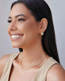 Choker Elos 3 mm Banhado a Ouro 18K