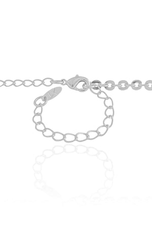 Choker Elos 3 mm Ródio Branco