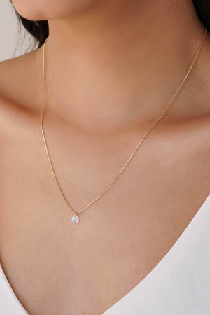 Gargantilha Veneziana Ponto de Luz Banhado a Ouro 18K