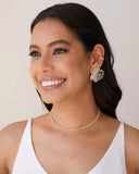 Gargantilha Veneziana Ponto de Luz Banhado a Ouro 18K