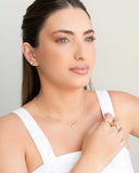 Gargantilha Veneziana Ponto de Luz Banhado a Ouro 18K