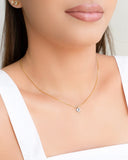 Gargantilha Veneziana Ponto de Luz Banhado a Ouro 18K