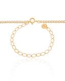 Choker Riviera Cristal 1.75 mm Banhado a Ouro 18K