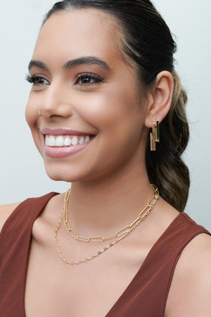 Choker Elos 3 mm Banhado a Ouro 18K