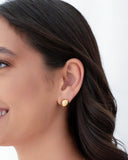 Brinco Bola Lisa 12 mm Banhado a Ouro 18K