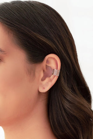 Piercing Filetes Lisos Ródio Branco