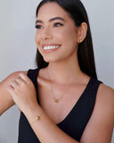 Brinco Bolinha Lisa 4 mm Banhado a Ouro 18K