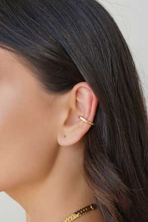 Piercing Liso Banhado a Ouro 18K