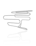 Bracelete Fio Ondas Ródio Branco