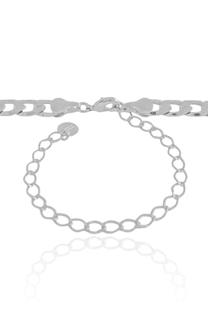 Choker Grumet 6.5 mm Ródio Branco