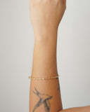 Bracelete Espiral 2 mm Banhado a Ouro 18K