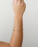 Bracelete Espiral 2 mm Banhado a Ouro 18K