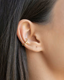 Piercing Gomos Lisos Banhado a Ouro 18K