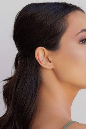 Piercing Fio Banhado a Ouro 18K