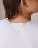 Escapulário Retângulos Cristal Banhado a Ouro 18K - 65 cm