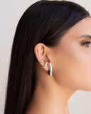 Piercing Filetes Lisos Ródio Branco