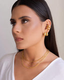 Piercing Gota Lisa Banhado a Ouro 18K