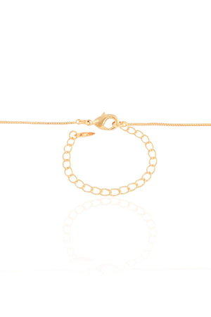 Choker Veneziana Trevo Liso Banhado a Ouro 18K
