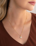 Gargantilha Veneziana Ponto de Luz Cravejado Cristal Banhado a Ouro 18K - 45 cm