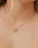 Gargantilha Filho Menino Cravejado Cristal Banhado a Ouro 18K - 45 cm