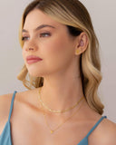 Choker Piastrine Banhado a Ouro 18K