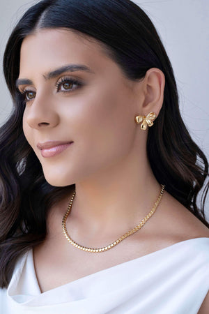 Choker Malha Egípcia 4 mm Banhado a Ouro 18K