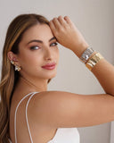 Piercing Orgânico Liso Banhado a Ouro 18K