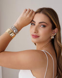 Piercing Orgânico Liso Ródio Branco