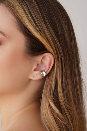 Piercing Orgânico Liso Ródio Branco