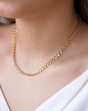 Choker Piastrine 4 mm Banhado a Ouro 18K