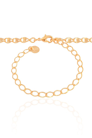 Choker Piastrine 4 mm Banhado a Ouro 18K