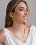 Gargantilha Rabo de Rato 3 mm Banhado a Ouro 18K - 45 cm