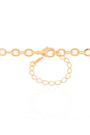 Gargantilha Elos Ovais 5 mm Banhado a Ouro 18K - 40 cm