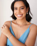 Pulseira Elos Ovais 5 mm Ródio Branco