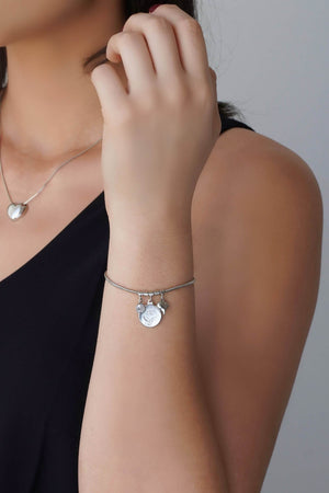 Pulseira Rabo de Rato 2 mm Espírito Santo Ródio Branco