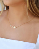 Gargantilha Elos Pingente Batimentos Pet Banhado a Ouro 18K - 48 cm