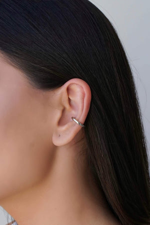 Piercing Tubo Liso 2 mm Ródio Branco