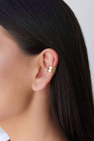 Piercing Duplo Gotas Banhado a Ouro 18K