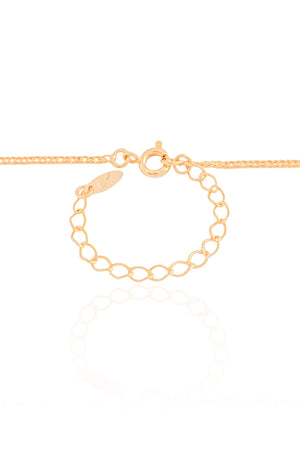 Gargantilha Grummet 2 mm Banhado a Ouro 18K - 45 cm