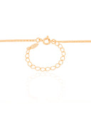 Gargantilha Grummet 2 mm Banhado a Ouro 18K - 45 cm