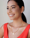 Escapulário A Medida do Amor e o Amor Sem Medidas Banhado a Ouro 18K