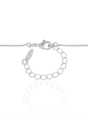 Gargantilha Veneziana Pérola 6 mm Ródio Branco - 45 cm