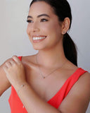 Gargantilha Veneziana Bola Lisa 6 mm Ródio Branco - 45 cm