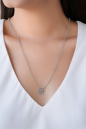 Escapulário A Medida do Amor e o Amor Sem Medidas Ródio Branco