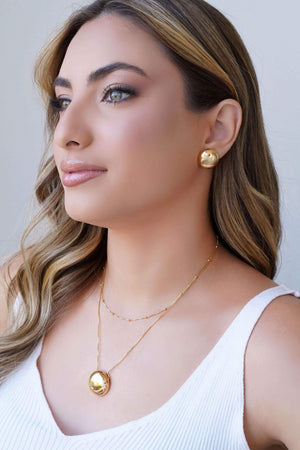 Choker Veneziana Bolinhas 2 mm Banhado a Ouro 18K