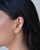 Piercing Texturizado Ródio Branco