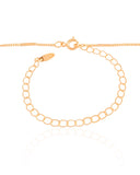 Choker Grumet Achatada Banhado a Ouro 18K - 33 cm