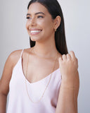 Gargantilha Canutilhos 1 mm Banhado a Ouro 18K - 40 cm