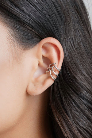 Piercing Filetes Lisos 1.4 cm Ródio Branco